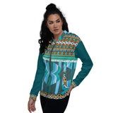 Turquoise Tonight Unisex Bomber Jacket Bomber Jacket - Thathoodyshop