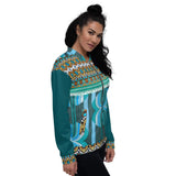 Turquoise Tonight Unisex Bomber Jacket Bomber Jacket - Thathoodyshop