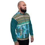 Turquoise Tonight Unisex Bomber Jacket Bomber Jacket - Thathoodyshop