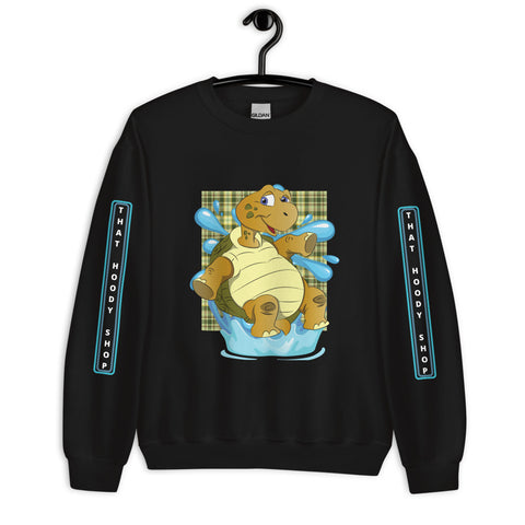 Turtle Splash HD Unisex Sweatshirt Sweater - Thathoodyshop