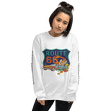Cruisin Route 66 Unisex Sweatshirt  - Thathoodyshop