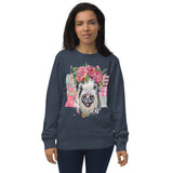 Pink Calypso Piggy Unisex Organic French Terry Sweatshirt French Terry Sweatshirt - Thathoodyshop