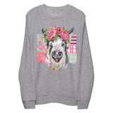 Pink Calypso Piggy Unisex Organic French Terry Sweatshirt French Terry Sweatshirt - Thathoodyshop
