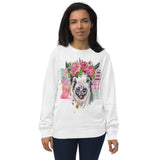 Pink Calypso Piggy Unisex Organic French Terry Sweatshirt French Terry Sweatshirt - Thathoodyshop