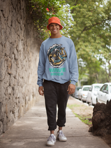 Zeus Surfer HD Crewneck Sweatshirt - Thathoodyshop