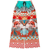 Coral Springs Abstract Paisley Patchwork Eco-Poly Wide Leg Pants