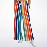 Salsa Time Striped Wide Leg Pants Bellbottoms - Thathoodyshop