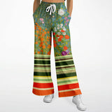 Secret Garden Floral Stretchy Phat Bellbottoms Bellbottoms - Thathoodyshop