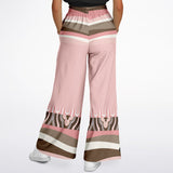 Pink Geo Zebra Bellbottoms Flare Leg Pants - Thathoodyshop
