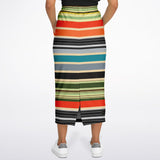Dance Steps Striped Pocket Maxi Skirt Long Pocket Skirt - Thathoodyshop