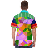 Rainbow-Tastic S/S Button Down Shirt Short Sleeve Button Down Shirt - AOP - Thathoodyshop