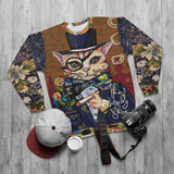 Dapper Cat Unisex Sweatshirt Sweater - Thathoodyshop