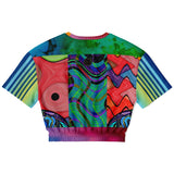 Me So Psychedelic Cropped Sweater Cropped Sweater - Thathoodyshop