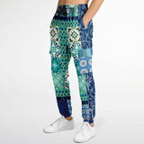 Mykonos Floral Patchwork Unisex Cargo Sweats Cargo Sweats - Thathoodyshop