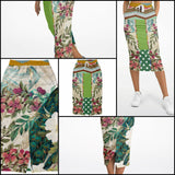 Green Peacock Pocket Maxi Skirt Long Skirt - Thathoodyshop