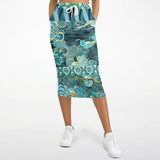 Green Meknes Pocket Maxi Skirt Pocket Skirt - Thathoodyshop