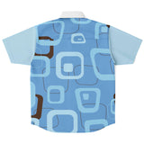 Pacific Palisades Patchwork Button Down Shirt Short Sleeve Button Down Shirt - Thathoodyshop