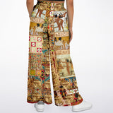 Mother Lode African Print SW Stretchy Phat Bellbottoms Flare Leg Joggers - Thathoodyshop