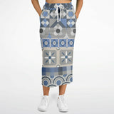 Tranquility Maxi Skirt Athletic Long Pocket Skirt - AOP - Thathoodyshop