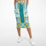 Lemon Zest Floral Maxi Skirt Long Pocket Skirt - Thathoodyshop