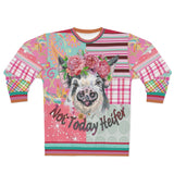 Pink Calypso Patchwork Unisex Sweatshirt Sweater - Thathoodyshop