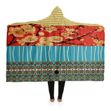 Sukiyaki Sherpa Fleece Hooded Blanket (3 Size Options) Hooded Blanket - AOP - Thathoodyshop