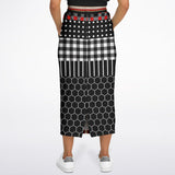 Gold Line Red DLX Pocket Maxi Skirt Maxi Skirt - Thathoodyshop