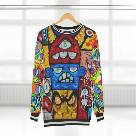 Super Stacker Graffiti Unisex Sweatshirt All Over Prints - Thathoodyshop