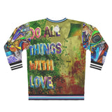 With Love Graffiti Unisex Sweatshirt All Over Prints - Thathoodyshop