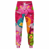 Pink Hawaiian Camo Fleece Joggers Joggers - Thathoodyshop
