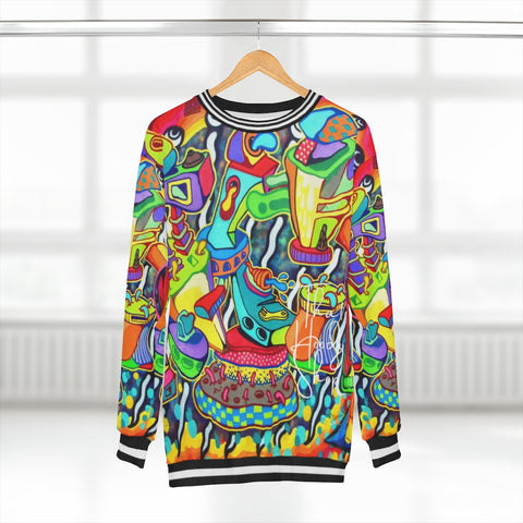 Assembly Line Graffiti Unisex Sweatshirt All Over Prints - Thathoodyshop