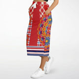 Hippy-Dippy Plaid Long Pocket Skirt Long Pocket Skirt - Thathoodyshop