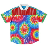 Rainbow Swirl S/S Button Down Shirt Short Sleeve Button Down Shirt - AOP - Thathoodyshop