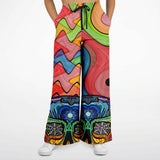 Me So Psychedelic Flare Leg Joggers Athletic Flare Joggers - Thathoodyshop