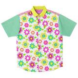 Oopsie Daisy S/S Button Down Shirt Short Sleeve Button Down Shirt - AOP - Thathoodyshop