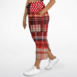 Jersey Salsa Plaid Patchwork Long Pocket Skirt Long Pocket Skirt - Thathoodyshop