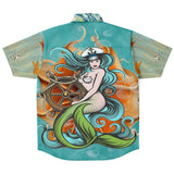 My Little Mermaid S/S Button Down Shirt Short Sleeve Button Down Shirt - AOP - Thathoodyshop