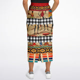 Africa Bombastic Long Pocket Skirt Athletic Long Pocket Skirt - AOP - Thathoodyshop