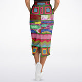 Dayglo Me Pocket Maxi Skirt Long Skirt - Thathoodyshop