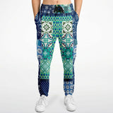 Mykonos Floral Patchwork Unisex Cargo Sweats Cargo Sweats - Thathoodyshop