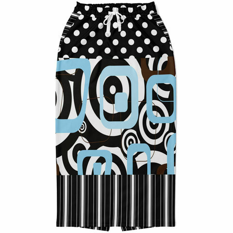 Pacific Palisades Geo Swirl Long Pocket Skirt Long Pocket Skirt - Thathoodyshop