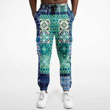 Mykonos Floral Patchwork Unisex Cargo Sweats Cargo Sweats - Thathoodyshop