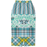 Lemon Zest Floral Maxi Skirt Long Pocket Skirt - Thathoodyshop