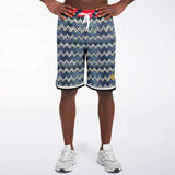 Liberty Pebble Basketball Shorts (Unisex) Basketball Short Rib - AOP - Thathoodyshop