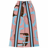 Pink Geo Striped Gallagher SW Bellbottoms Flare Leg Pants - Thathoodyshop