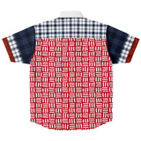 Super Kenzo S/S Button Down Shirt Short Sleeve Button Down Shirt - AOP - Thathoodyshop