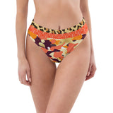 Me So Leopard Eco-Poly High-waisted Bikini Bottom Bikini - Thathoodyshop