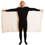Sukiyaki Sherpa Fleece Hooded Blanket (3 Size Options) Hooded Blanket - AOP - Thathoodyshop