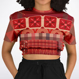 Toscana Red Cropped Sweater Cropped Sweater - Thathoodyshop