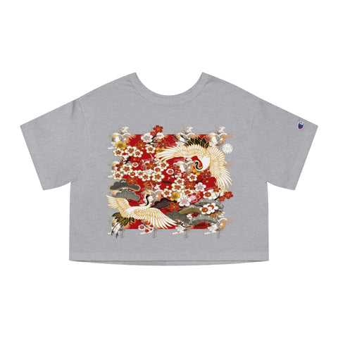 Kenzo Crane Cropped T-Shirt T-Shirt - Thathoodyshop